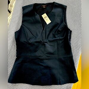 Navy blue work/office top